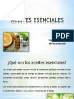 Aceites Esenciales - Presentación