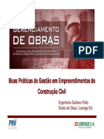 Gestão de obras e práticas Lean