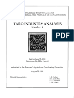 Taro Industry Analysis4