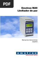 Emotron m20 Instruction Manual 01-2151-04 r4 Es