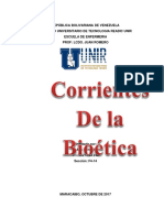Definición de Corrientes de La Bioetica