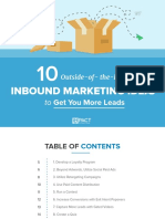 10 Out of the Box Inbound Marketing Ideas