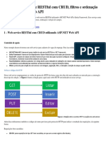 Web API REST CRUD Filtros Ordenação