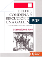 Delito, Condena y Ejecucion de - Manuel Jose Arce
