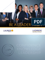 2016 Lazaridis MBA Brochure