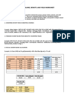 WST Cement Calculations