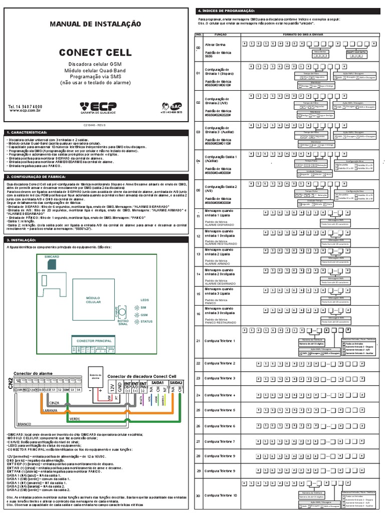 c216446 06 Manual Conect Cell | PDF | Celulares | Processo (informática)