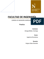 INGENIERÍA ECONÓMICA - PRÁCTICA ANUALIDADES