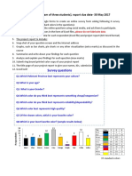 Survey Project (Team of Three Students), Report Due Date-30 May 2017