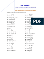 Derivadas Ejercicios