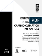 Entendiendo el fenomeno del cambio climático en Bolivia