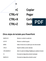 Atajos de Teclado para excel