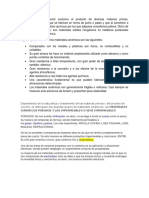 Se Entiende Por Materíal Cerámico El Producto de Diversas Materias Primas