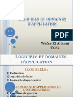 Logiciels Et Domaines D-Application 5 Decemb