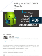 Desbloquear El Bootloader Motorola G2014
