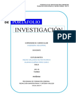 Portafolio de Investigación