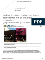 Lei Kiss_ Arquitetos e Urbanistas Devem Estar Atentos