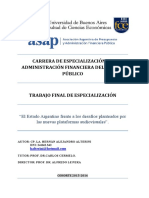 El Estado Argentino Frente A Los Desafìos Planteados Por La Nuevas Plataformas Audiovisuales