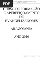 CURSO DE FORMAÇÃO E APERFEIÇOAMENTO DE EVANGELIZADORES