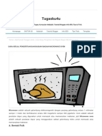 Cara Kerja, Pengertian Dan Bagian-Bagian Microwave Oven - Tugasku4u