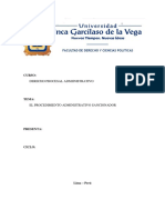 Procedimiento Administrativo Sancionador