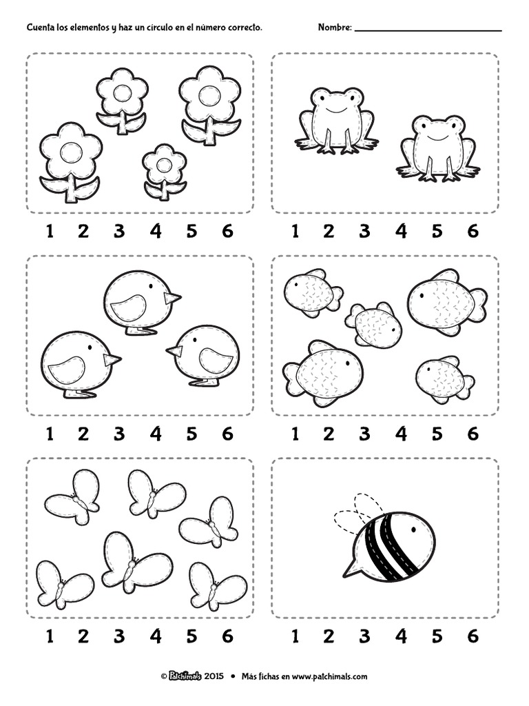 Actividades Matematicas de Preescolar PDF | PDF