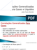 Aula 07 - Correlações Generalizadas para Gases e Líquidos