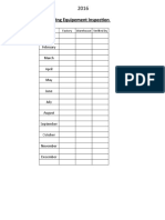 Summary Inspection Form