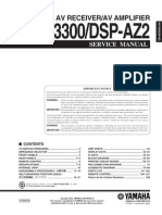 RX-V3300/DSP-AZ2: Av Receiver/Av Amplifier