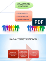 Perkembangan Peserta Didik (Karakteristik Individu)