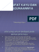 Sifat-Sifat Kayu Dan Penggunaannya