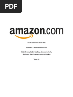 amazon communication plan