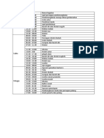 Jadwal Kegiatan Pramuka