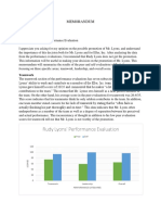 Bcom 214 Performance Evaluations