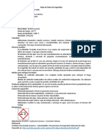 Hojas de Datos de Seguridad - Laboratorio 4 - QO1