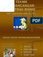 Teknik Perancangan Kontrak Bisnis