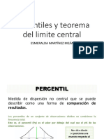 Percentiles y Teorema Del Limite Central