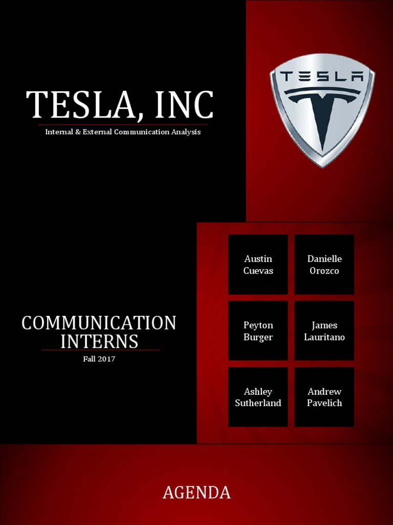 Tesla Inc: Communication Analysis | PDF
