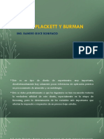 Diseño Plackett y Burman