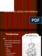 Bahaya Sex Bebas Pada Remaja