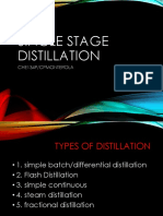 Single Stage Distillation: Che134P/Cpmonterola