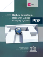 Higher Education Research and Innovation