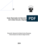 Guias Nacionales de Atencion Integral de La Salud Sexual y Reproductiva