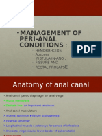 Management of Peri-Anal Conditions 3