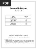 Research Methodology: BBA Core B'