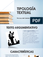 Tipología Textual.targumentativo