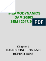 Thermo Chapter - 1 - Lecture PDF