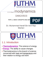 Topic 1 - Thermo PDF