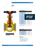 Mss Sp-80 Globe Valve: Threaded Bonnet, Threaded Ends 1/4 - 3" (6 - 75 MM) CLASS 125 Bronze