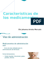 Características de Los Medicamentos